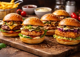 Burger ve Mini Slider Burger